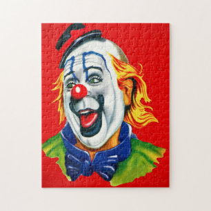 Happy Clown Face Legpuzzel