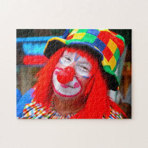 Happy Clown Face Legpuzzel
