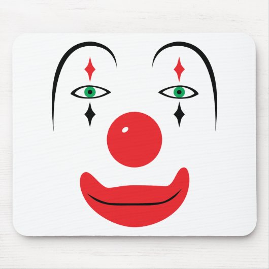 Happy Clown Face Muismat (Voorkant)