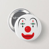 Happy Clown Face Ronde Button 5,7 Cm (Voorkant /achterkant)