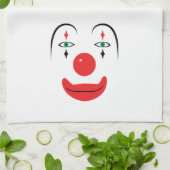 Happy Clown Face Theedoek (Gevouwen)