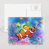 Happy Clown Fish Briefkaart (Voorkant / Achterkant)