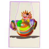 Happy Clown Gift Bag Medium Cadeauzakje (Achterkant)