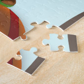 Happy Clown Jigzaag Puzzle Legpuzzel (Zijkant)