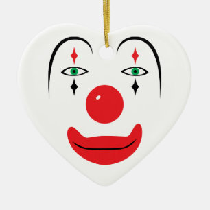 Happy Clown Keramisch Ornament