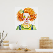 Happy Clown Poster (Keuken)