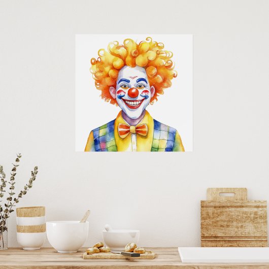 Happy Clown Poster (Keuken)