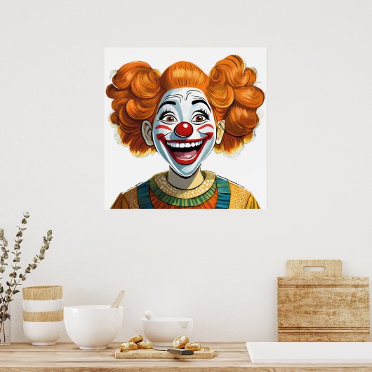 Happy Clown Poster (Keuken)