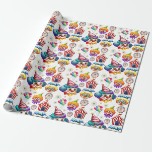 Happy Clowns Cadeaupapier