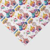 Happy Clowns Tissuepapier (Detail)