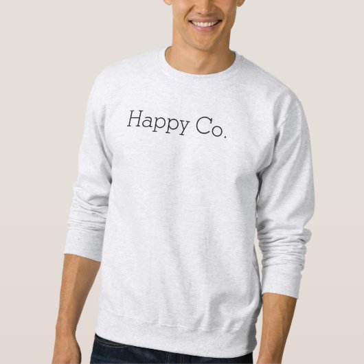 Happy Co Crew Neck Sweatshirt (Voorkant)