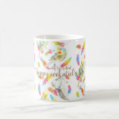 Happy cockatiel's leven koffiemok (Center)