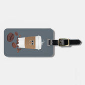 Happy Coffee Bagagelabel (Voorkant horizontaal)