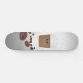 Happy Coffee Persoonlijk Skateboard (Horizontaal)