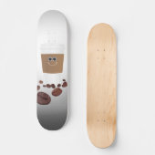 Happy Coffee Persoonlijk Skateboard (Voorkant)