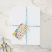 Happy Colorful Birthday Cadeaulabel (Met Touw)