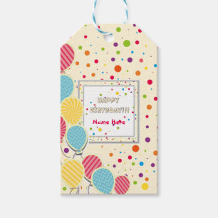 Happy Colorful Birthday Cadeaulabel
