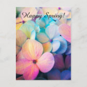 Happy Colorful Spring Flowers Briefkaart (Voorkant)