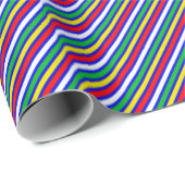 Happy Colorful Stripes All Occasion Cadeaupapier (Rol Hoek)