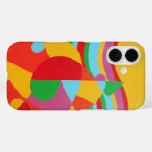 Happy Colors Abstract Phone Case (Achterkant (horizontaal))