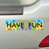 Happy Colors Bumpersticker Sjabloon (Op auto)