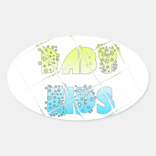 Happy Colors Hakuna Matata Hakunamatata Gift sterr Ovale Sticker (Voorkant)