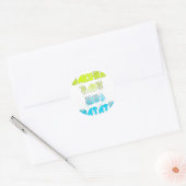Happy Colors Hakuna Matata Hakunamatata Gift sterr Ronde Sticker (Envelop)