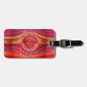 Happy Colors Merry KerstHappy Nieuwjaar Desig Bagagelabel (Voorkant horizontaal)