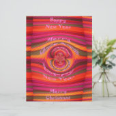 Happy Colors Merry KerstHappy Nieuwjaar Desig Briefhoofd (Staand voorkant)