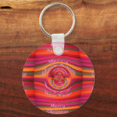 Happy Colors Merry KerstHappy Nieuwjaar Desig Sleutelhanger (Voorkant)