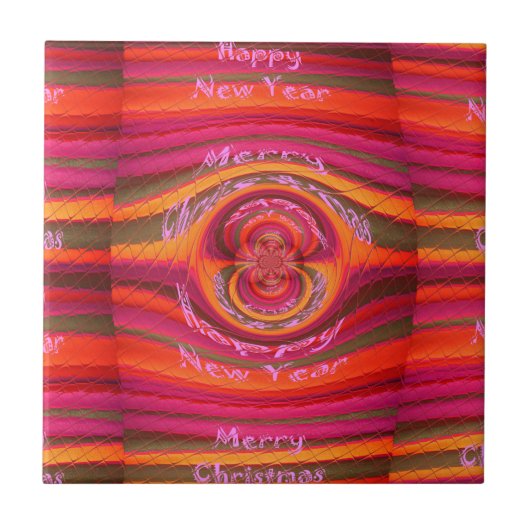 Happy Colors-ontwerp Tegeltje (Voorkant)