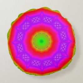 Happy Colors Round Sierkussen Rond Kussen