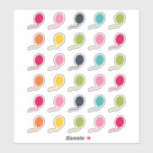 Happy Colors | Stickers van de Ballonplanner van B (Vel)