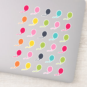 Happy Colors   Verjaardagsballonplannerstickers Sticker
