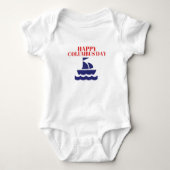 Happy Columbus Day 1492  Romper (Voorkant)