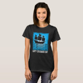 Happy Columbus Day 1492 T-shirt (Voorkant volledig)