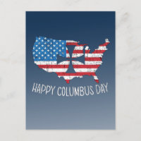Happy Columbus Day Briefkaart