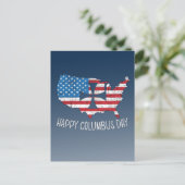 Happy Columbus Day Briefkaart (Staand voorkant)