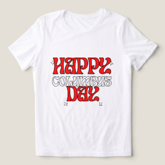 Happy Columbus Day Celebration: -geïnspireerde D Tri-Blend Shirt