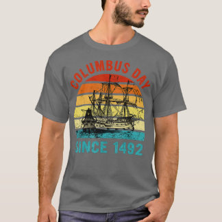 Happy Columbus Day First American Navigato T-shirt