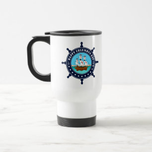 Happy Columbus Day Mok Explorer Holiday Coffee