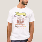 Happy Columbus Day T-Shirt  (Voorkant)