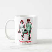 Happy Conservative Couple Koffiemok (Links)