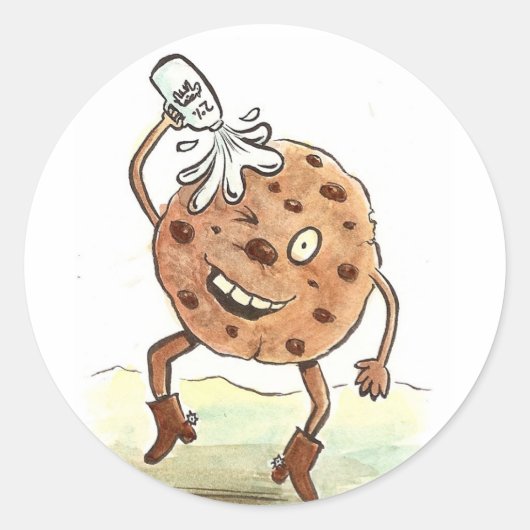 Happy Cookie Sticker (Voorkant)