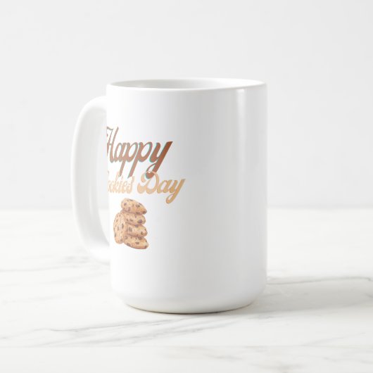 Happy Cookies Day, National Cookie Day Koffiemok (Voorkant links)