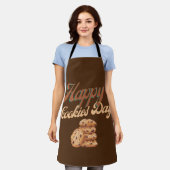 Happy Cookies Day, National Cookie Day Schort (Gedragen)