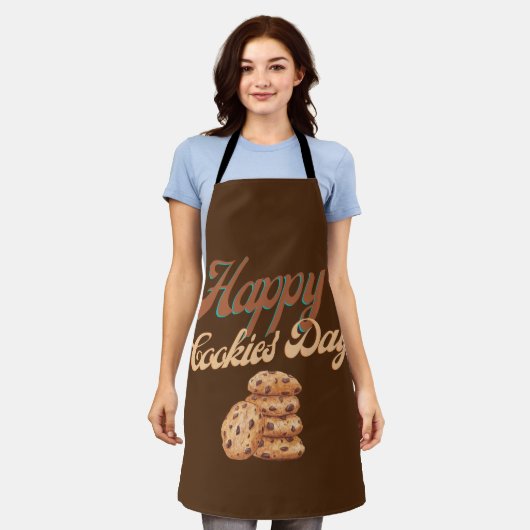 Happy Cookies Day, National Cookie Day Schort (Gedragen)
