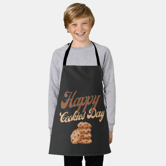 Happy Cookies Day, National Cookie Day Schort (Gedragen)