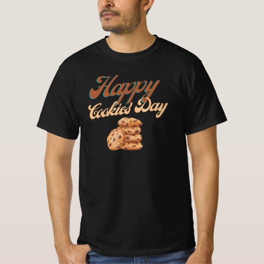 Happy Cookies Day, National Cookie Day T-shirt (Voorkant)