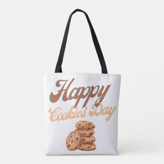 Happy Cookies Day, National Cookie Day Tote Bag (Achterkant)